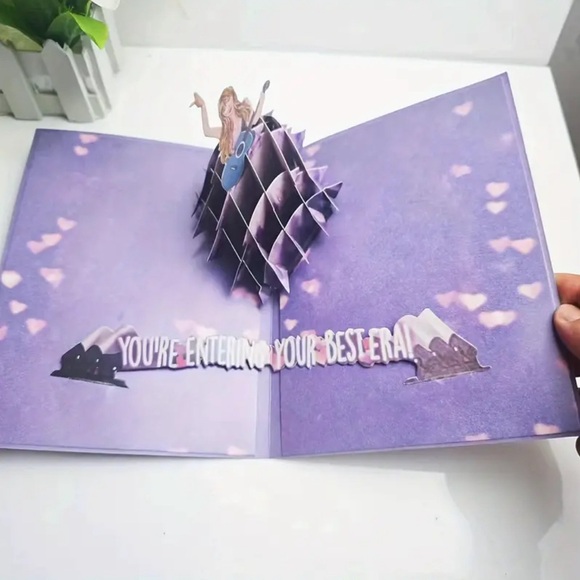TAYLOR‎ SWIFT inspired Birthday Card Happy Swiftie
Gift Eras Tour Pop-up 🏰 - Picture 6 of 9